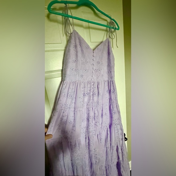 ‼️RARE‼️🎸ALICE + OLIVIA 🎸🔥NWT🔥Shanti Eyelet Lace Midi-Dress— Size 6 - Picture 9 of 16